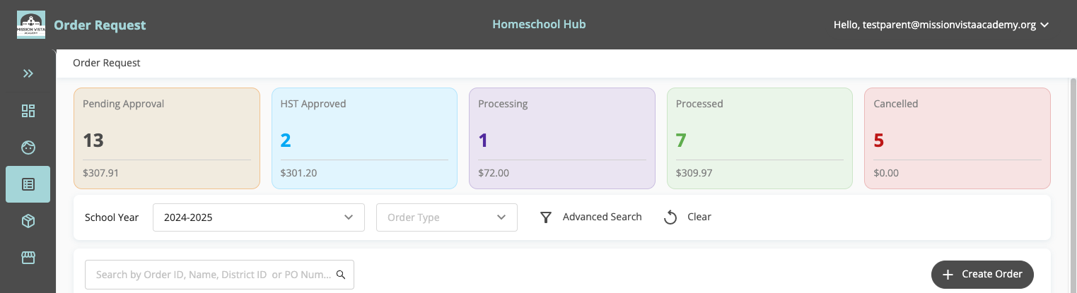 Order Status