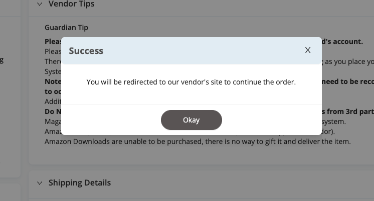 Go to Amazon's Site