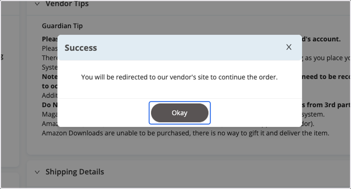 Go to Amazon's Site