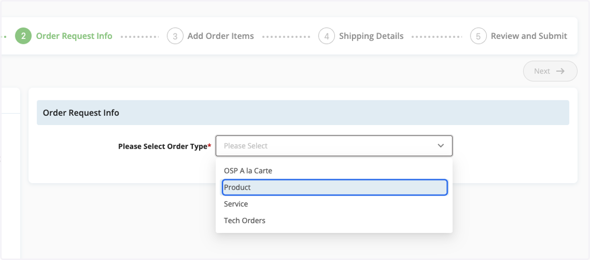 Select Product