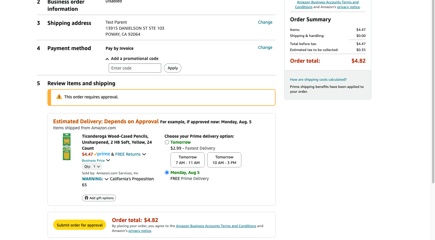 Review Order Details