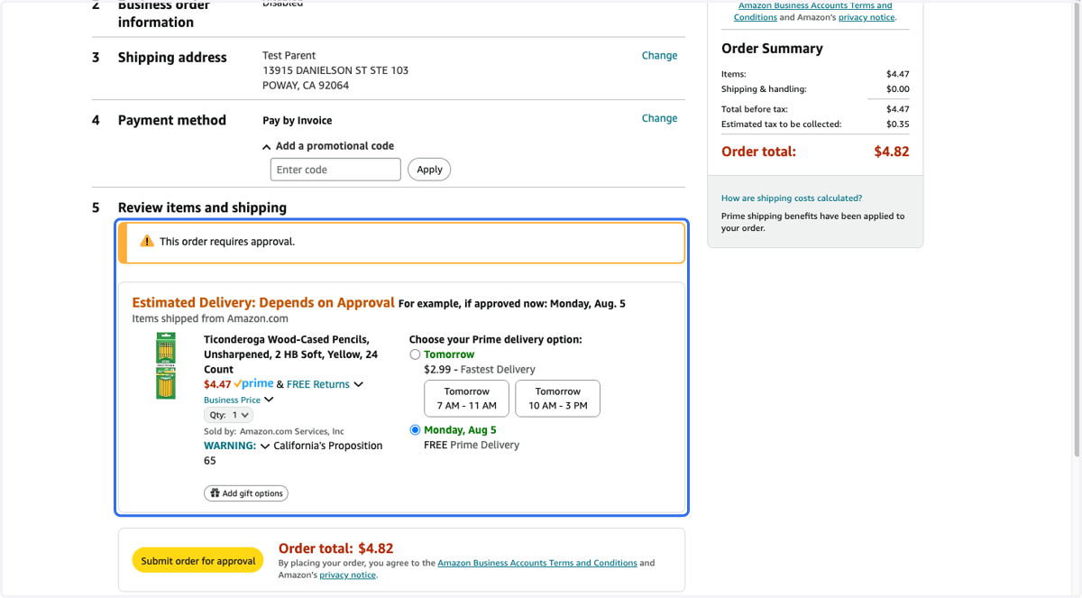 Review Order Details