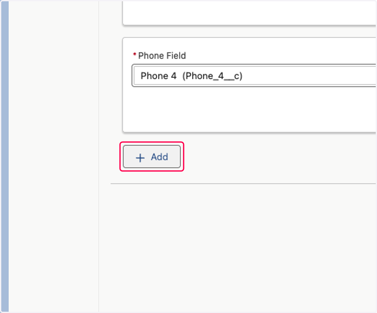 Click on Add