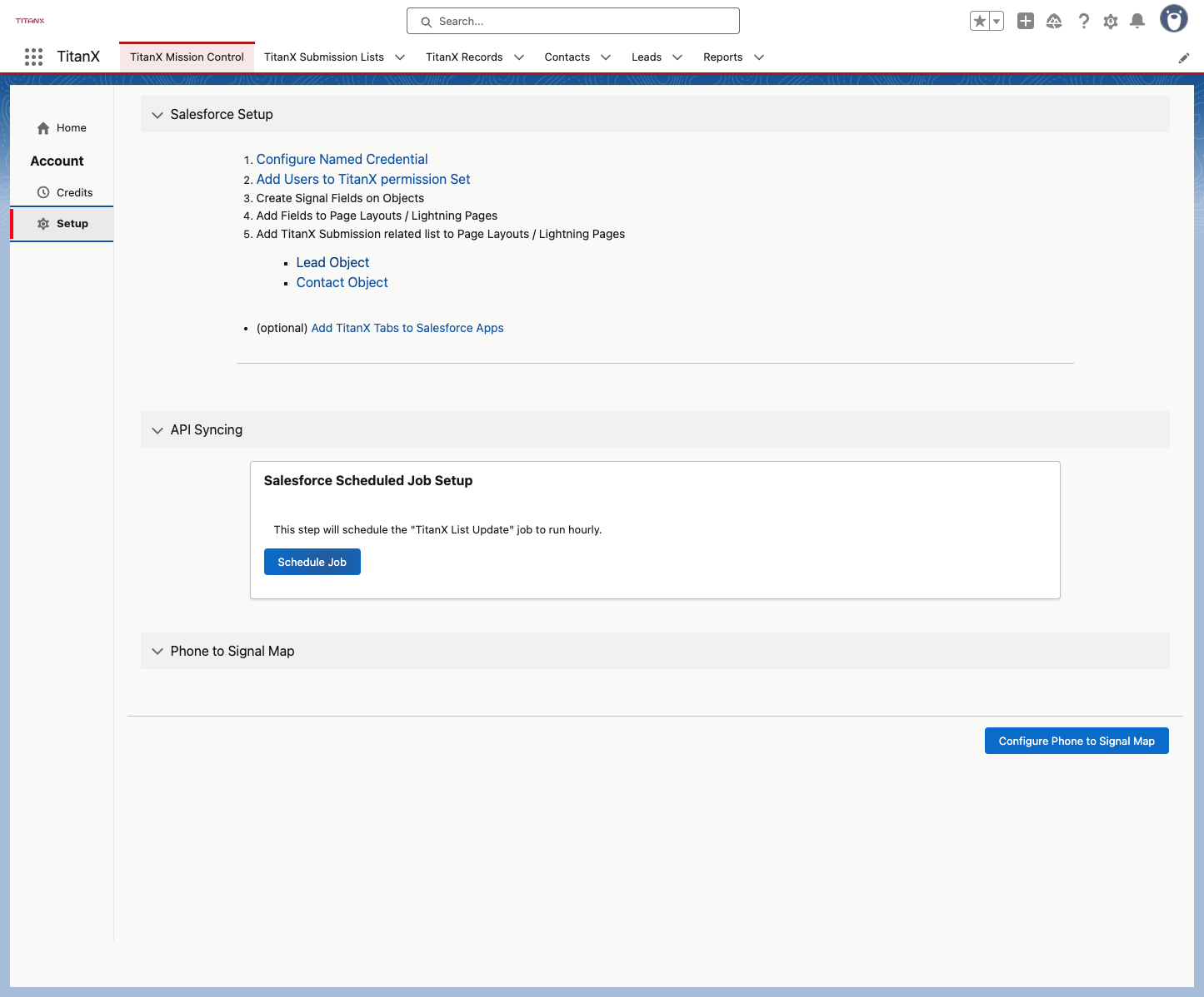 Click on Schedule Job