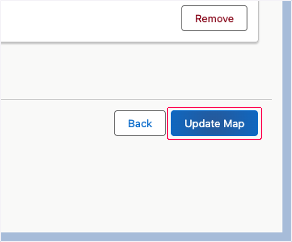 Click on Update Map