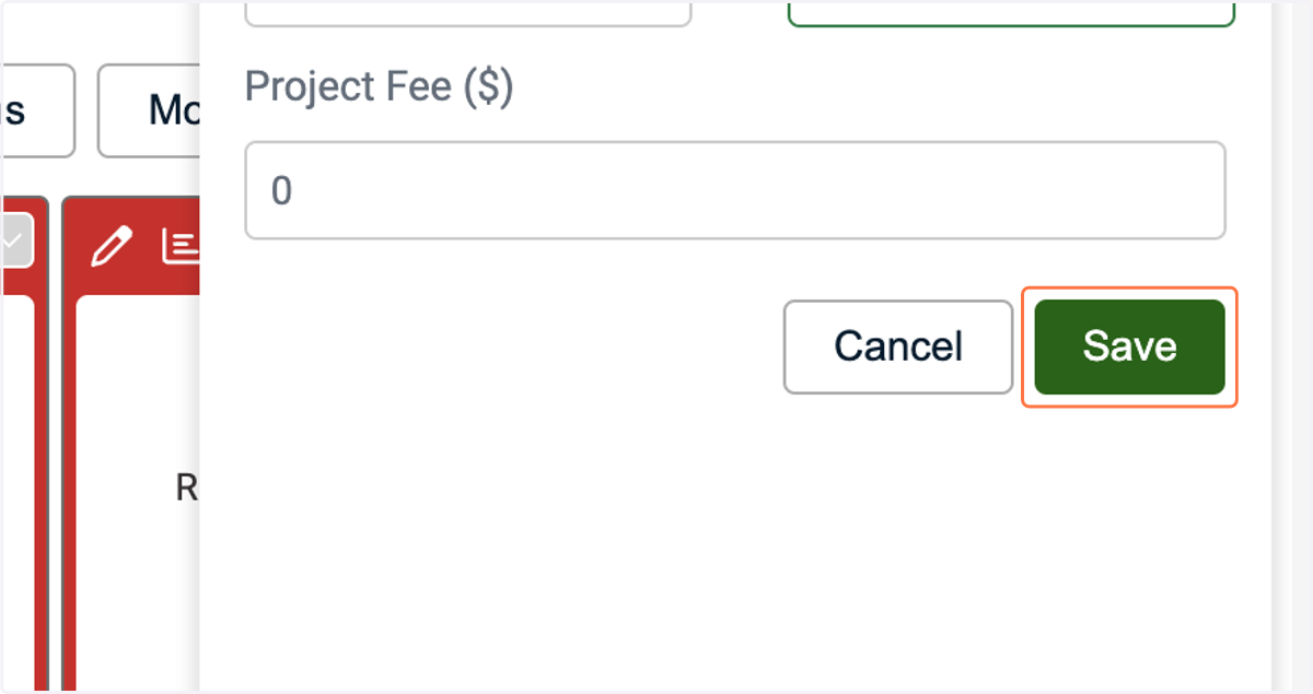 Click on Save