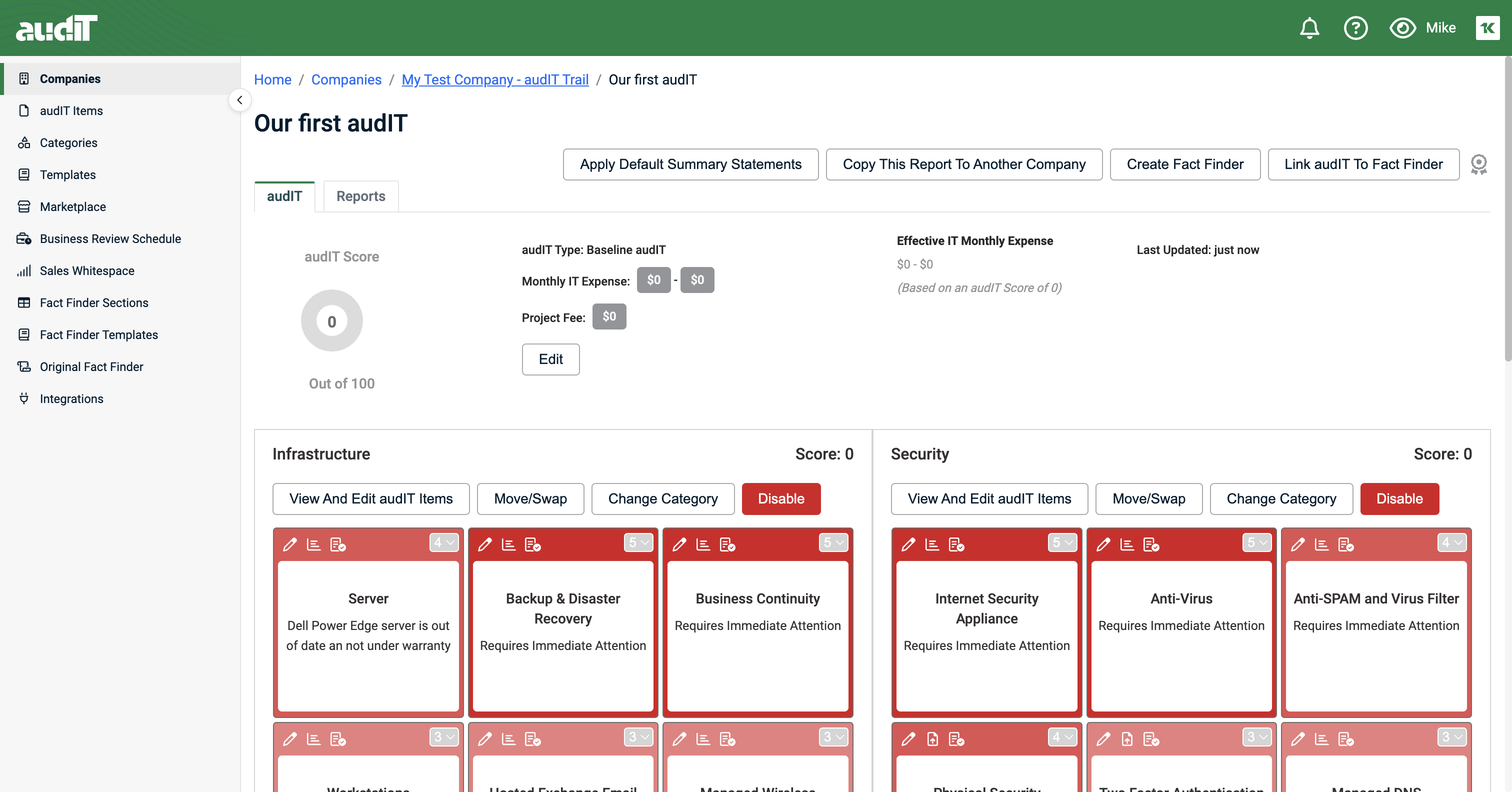 Once your baseline is complete, now it's time to create a Proposed Plan.
