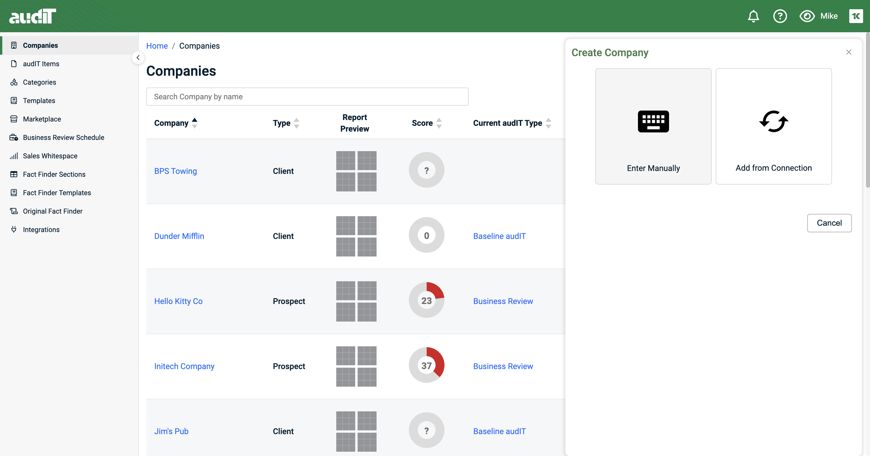 Choose how to add your company