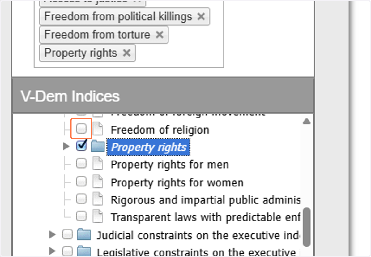 Click on Freedom of religion