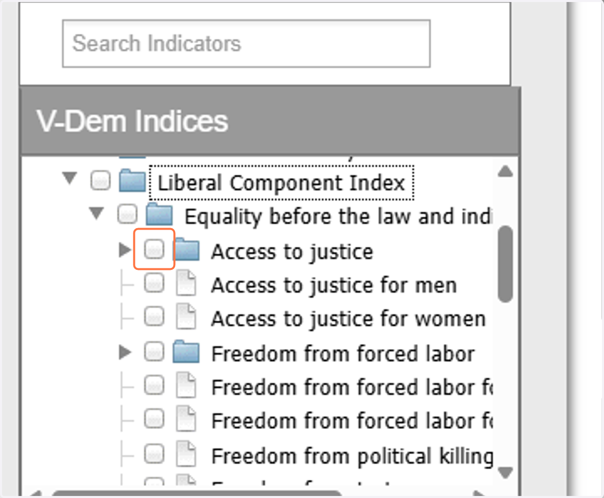 Click on Access to justice