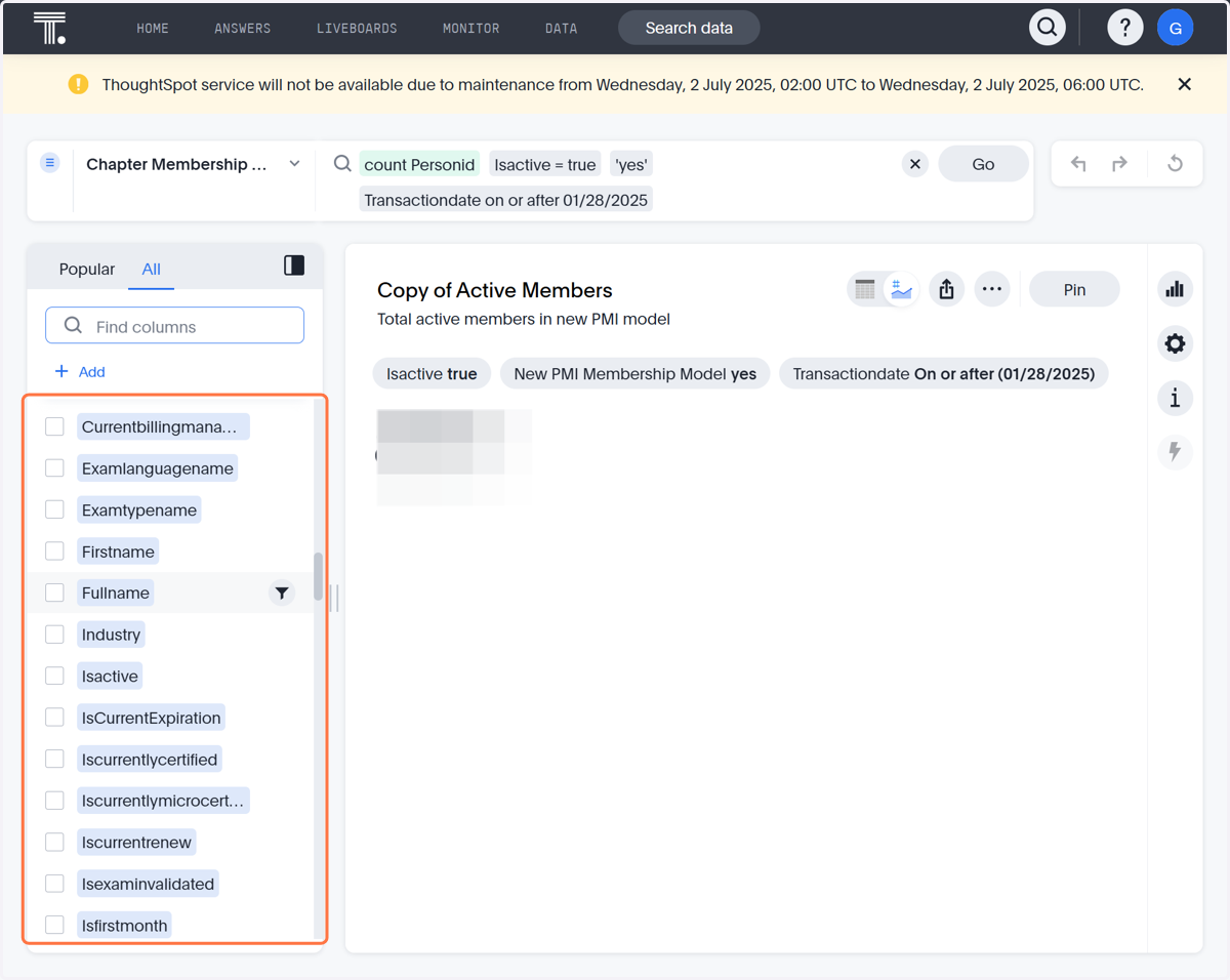 Scroll in the column to find "First Name" and "Primary Email"