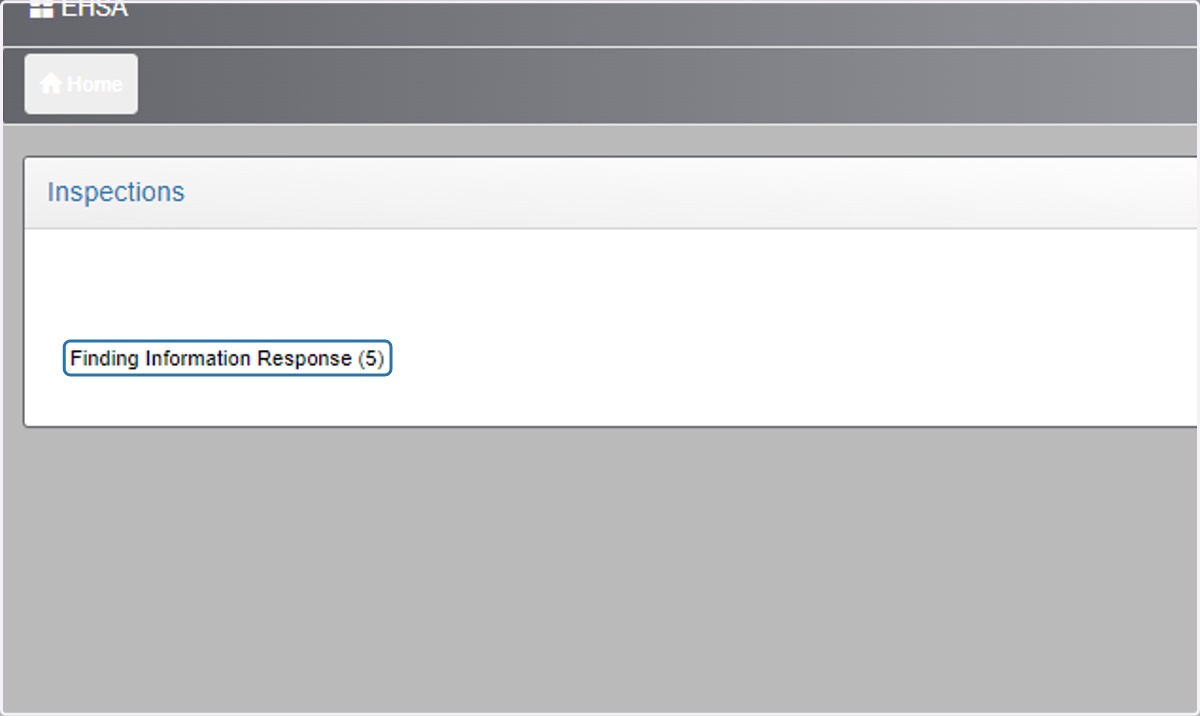 Click on Finding Information Response