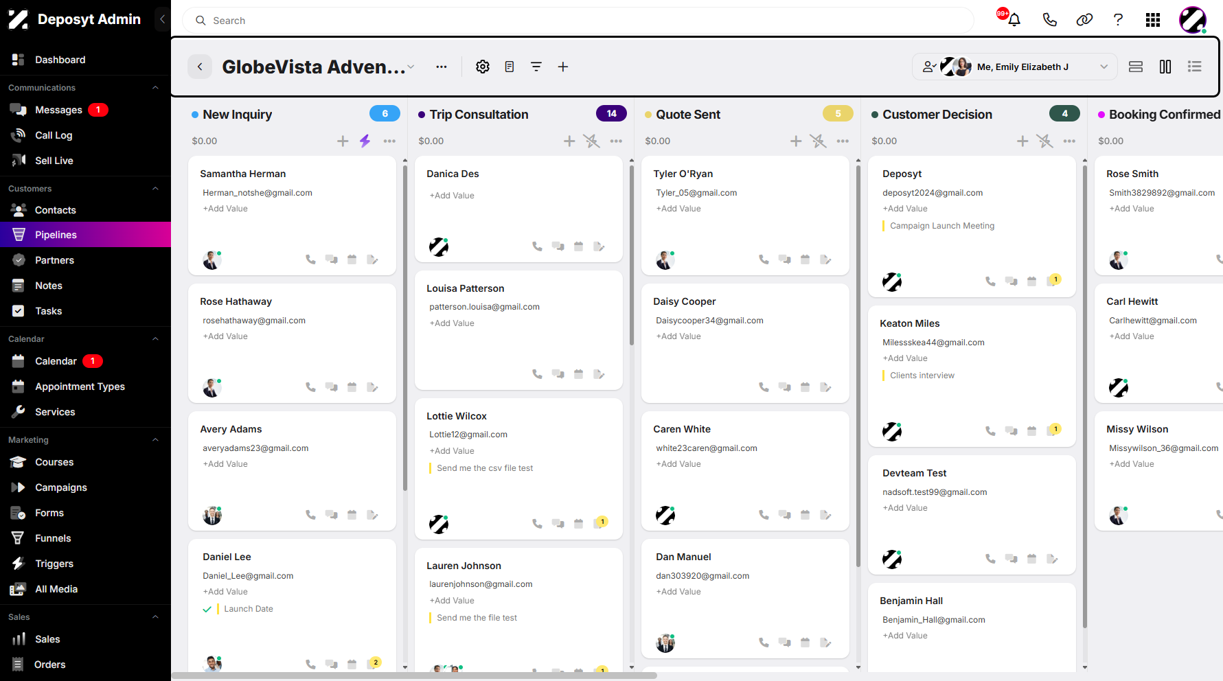 Step 1: From the selected pipeline, you will see a navigation button above the stage on the right-hand side.
