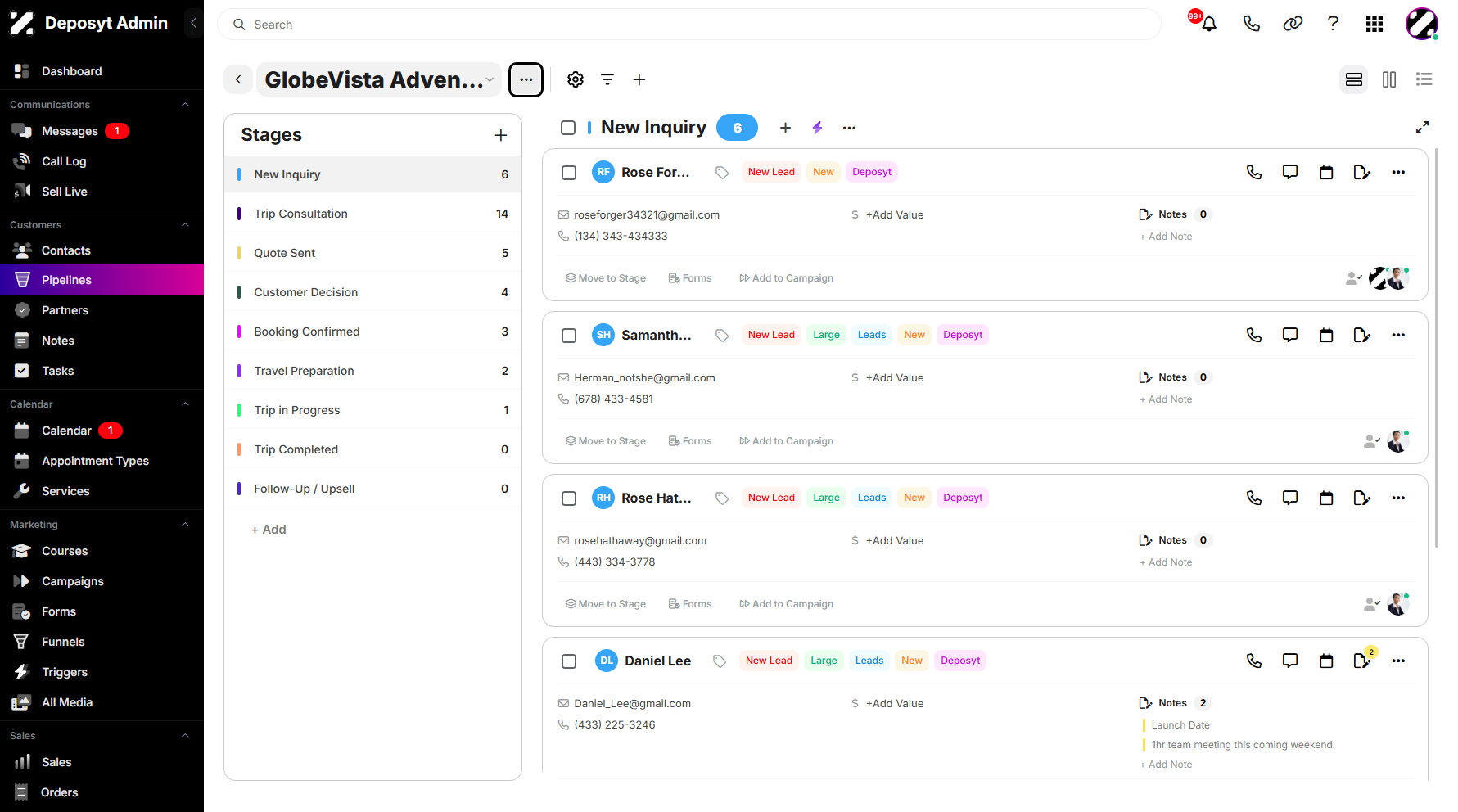 Step 6: Second way is by clicking on the pipeline's three-dot menu.