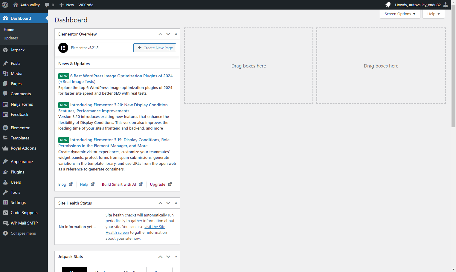 Click on Screen Options
