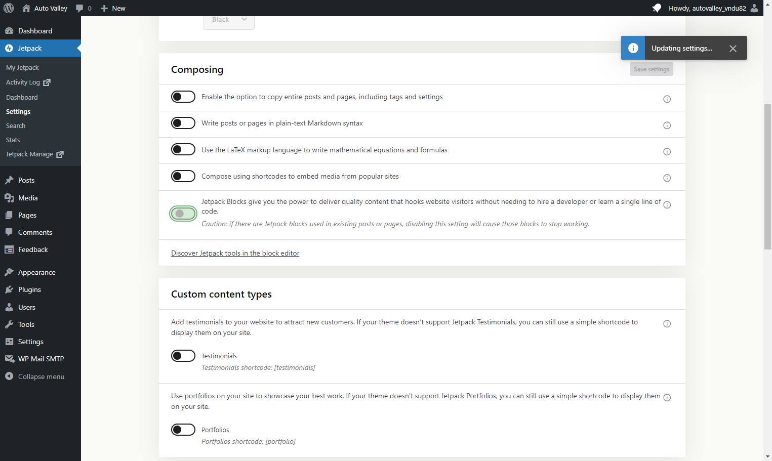 Uncheck Jetpack Blocks give you the power to deliver quality content that hooks website visitors without needing to hire a developer or learn a single line of code.…