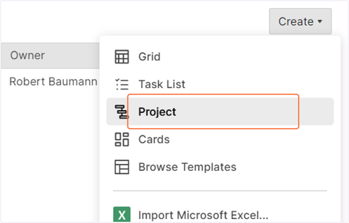 Click on Grid …