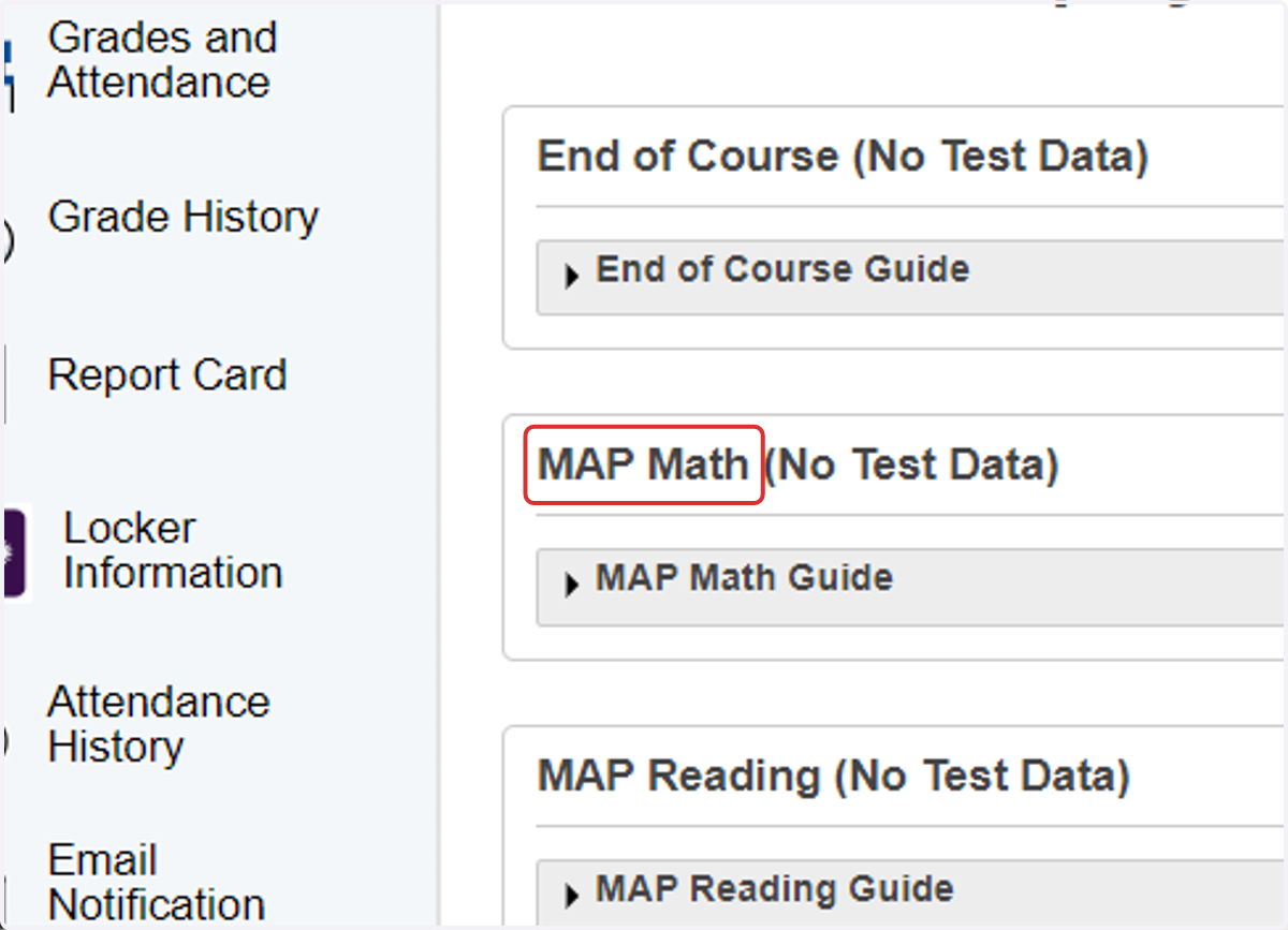 Review the data for past tests if available