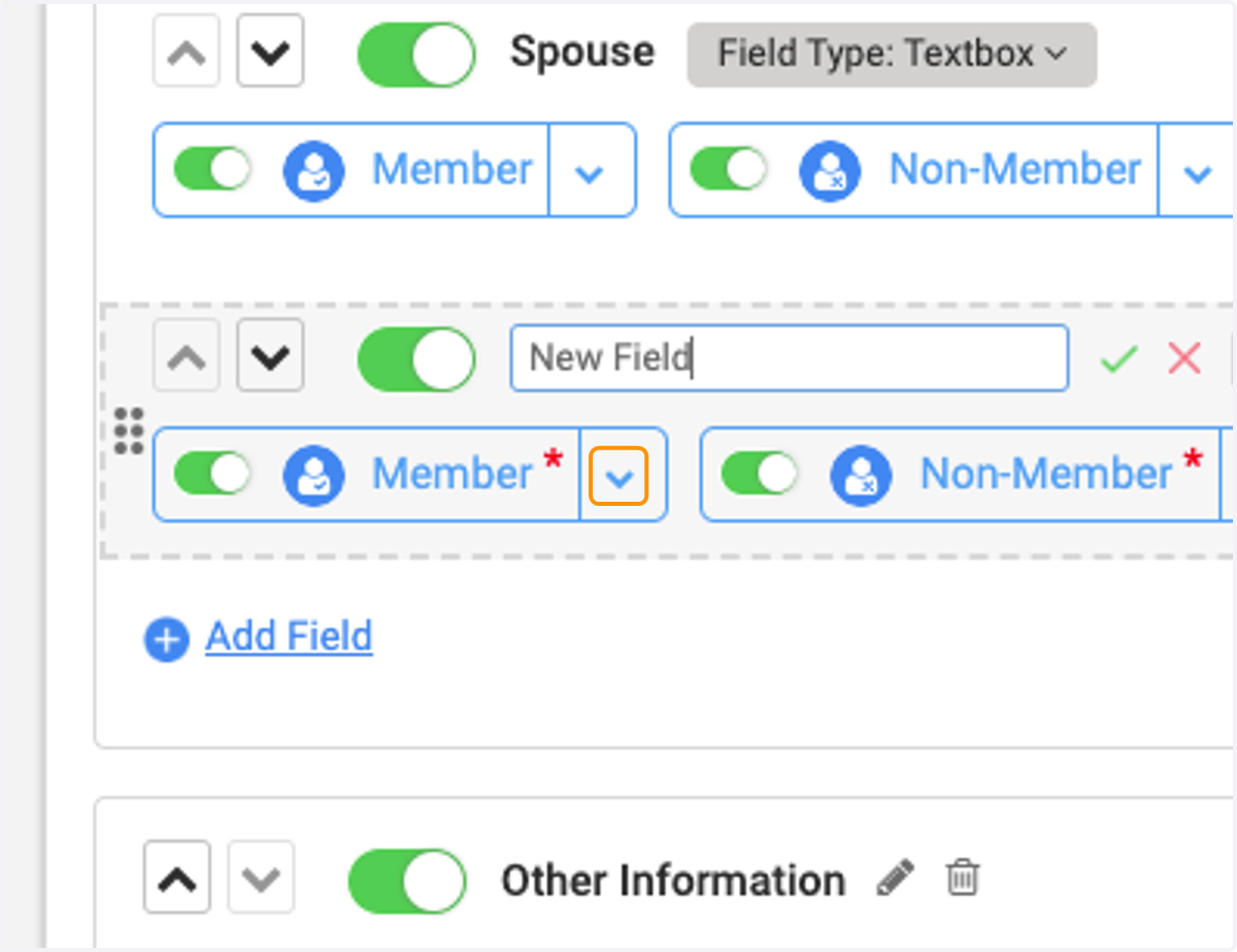 Make the adjustments to your Person Type settings below