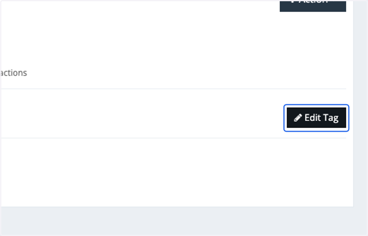 Click on Edit Tag