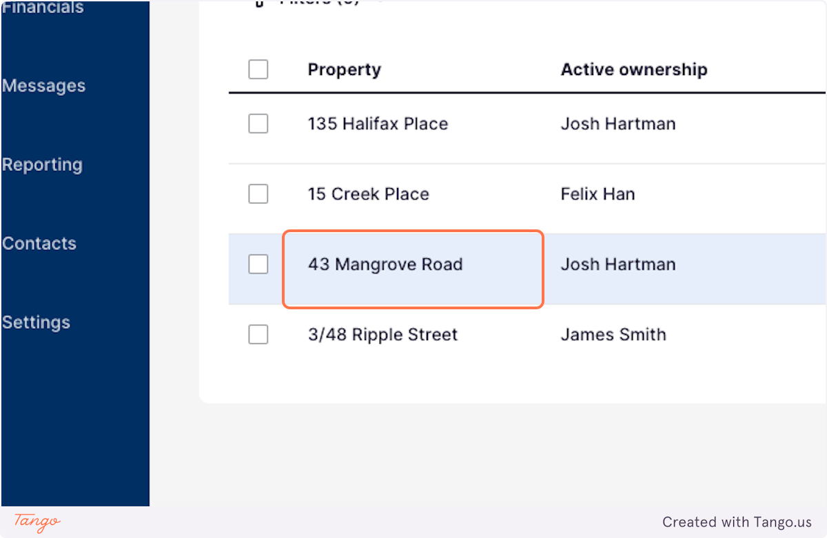 Click on 43 Mangrove Road