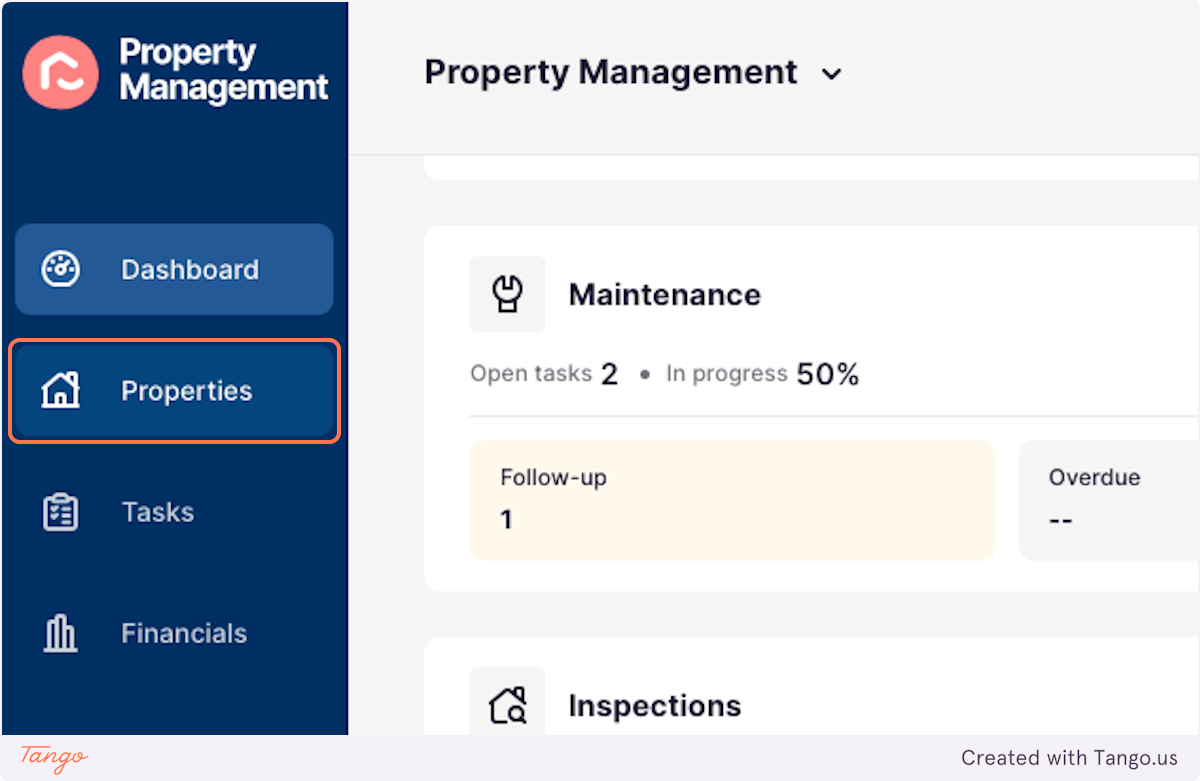 Click on Properties
