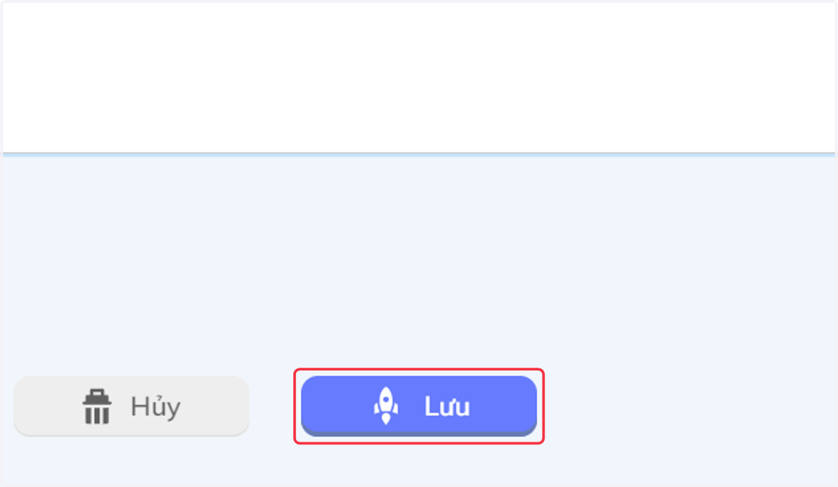 Nhấn chọn "Lưu" để lưu đoạn văn