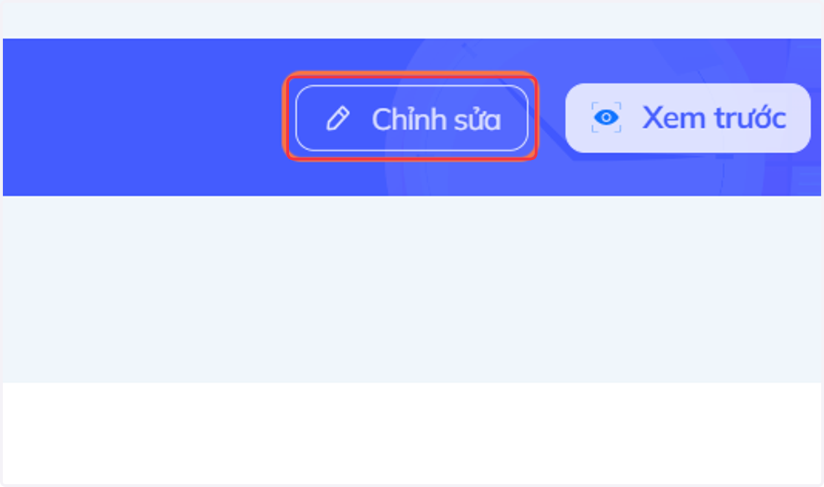 Click on Chỉnh sửa