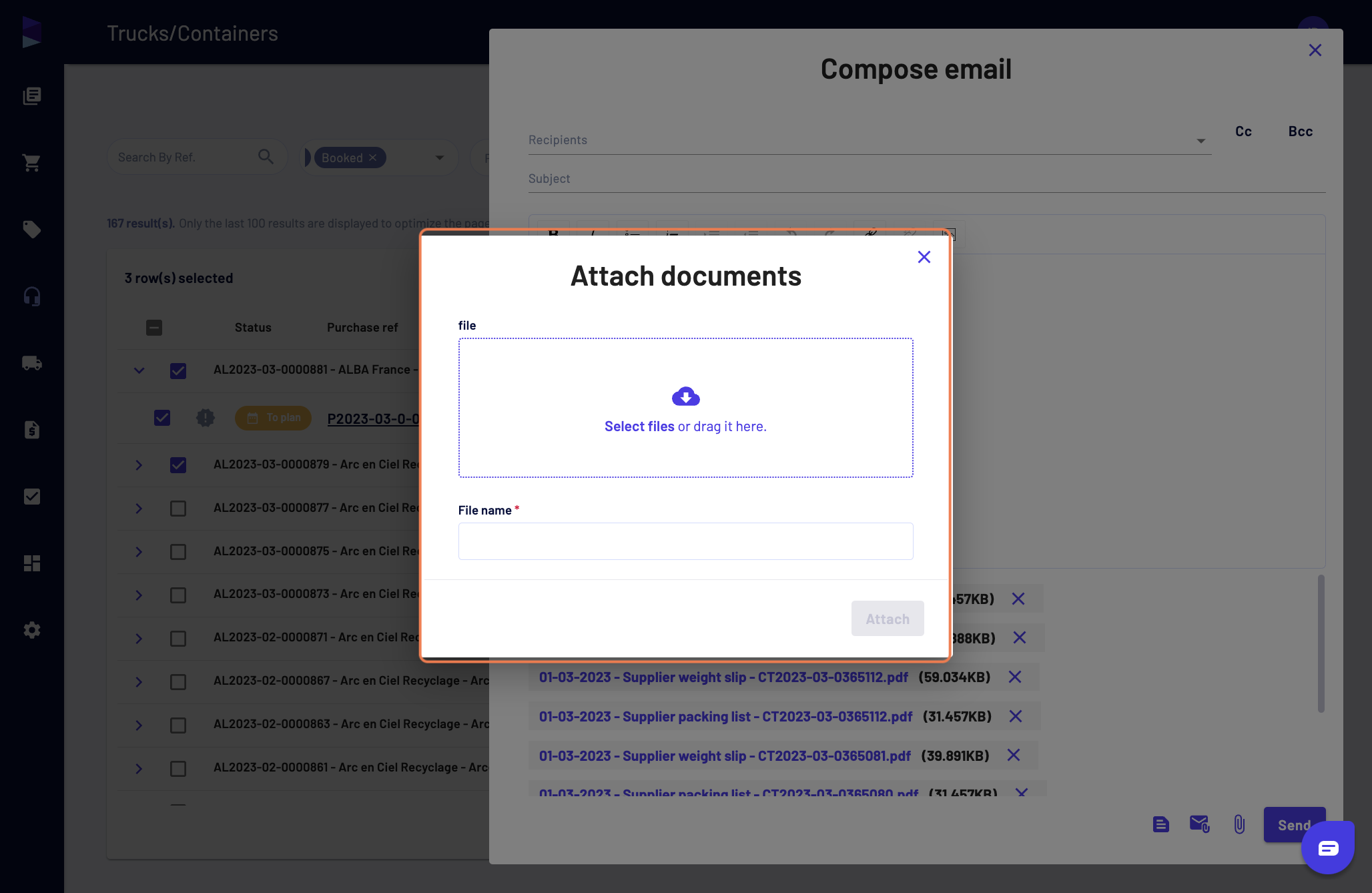 Select or drag the file and give it a name