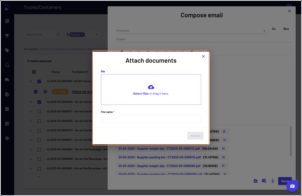 Select or drag the file and give it a name