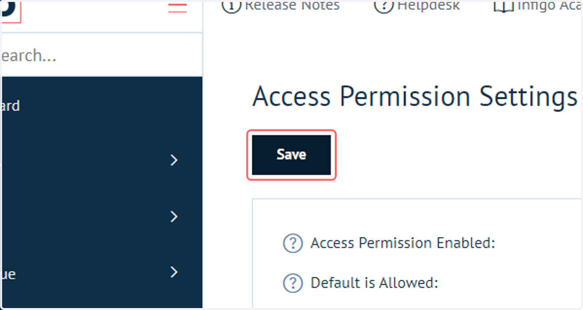 Click on Save