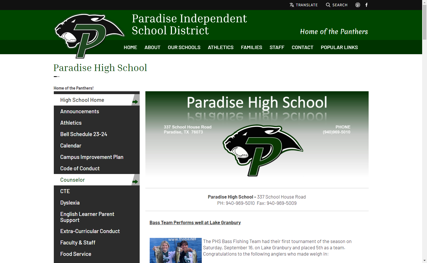 Click on Counselor