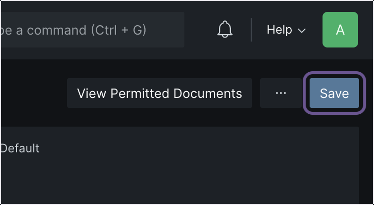 Click on Save