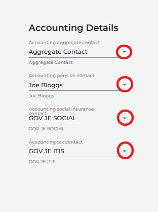 If required, select an option for each item