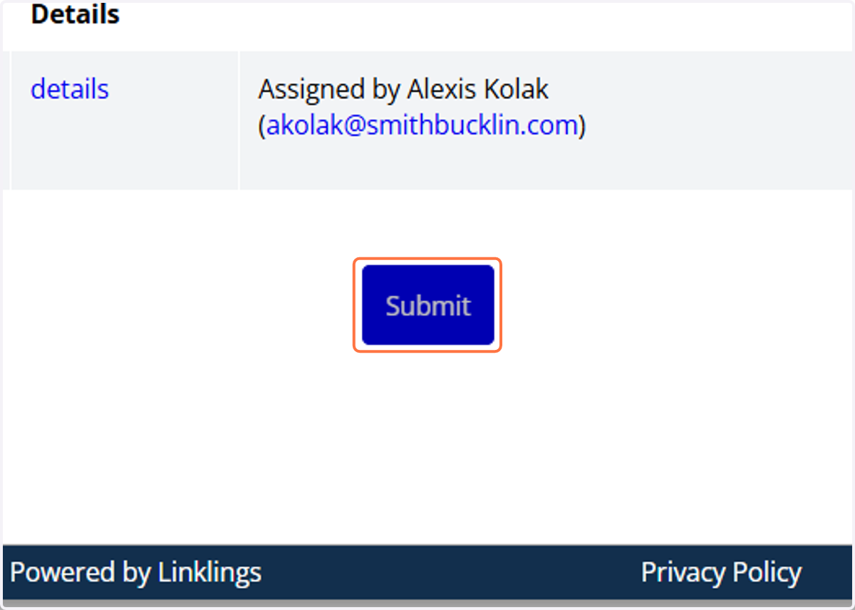 Click on Submit to accept your assignments.
