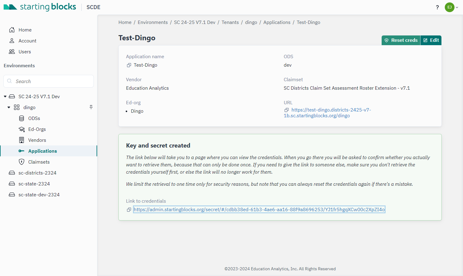 You can Reset Credentials if you need.
