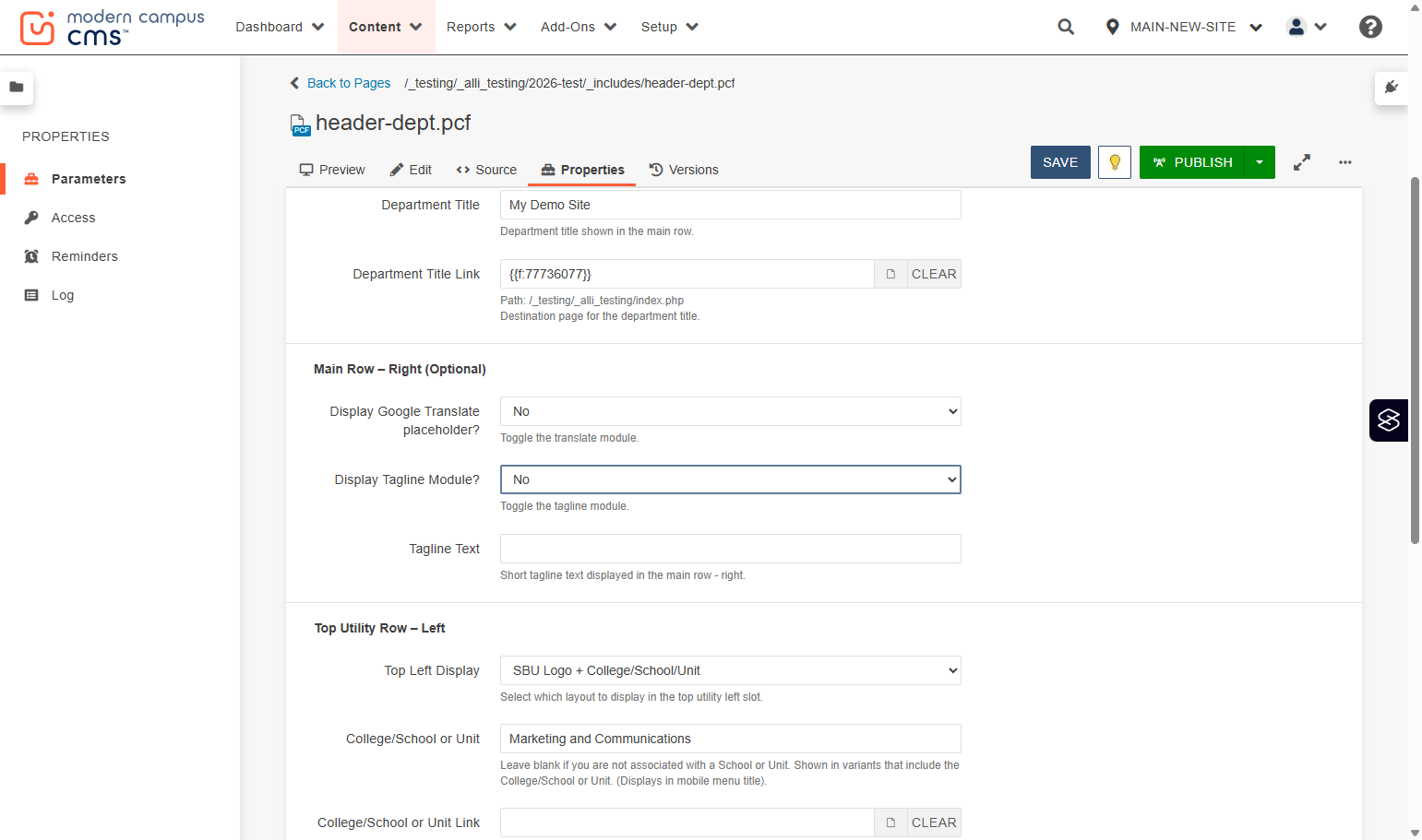 Next, you can opt to add a tagline in that right-hand spot. When you select yes...