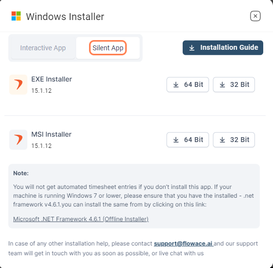 Download the installation guide and follow the steps