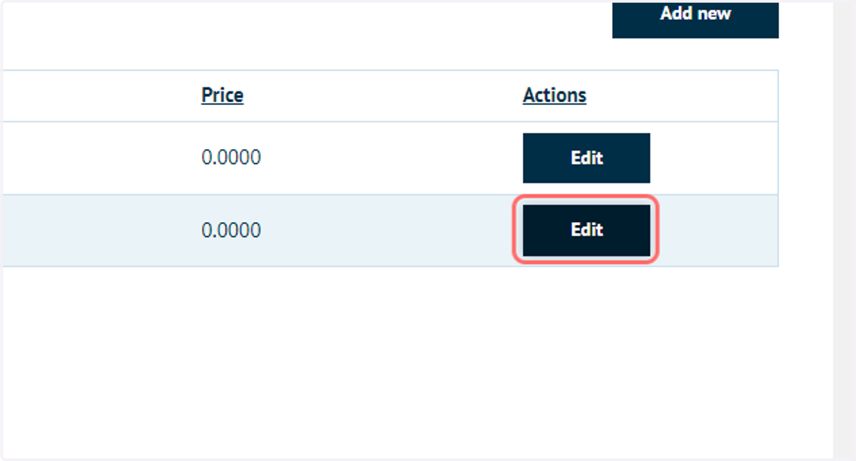 Create or Edit an existing product group
