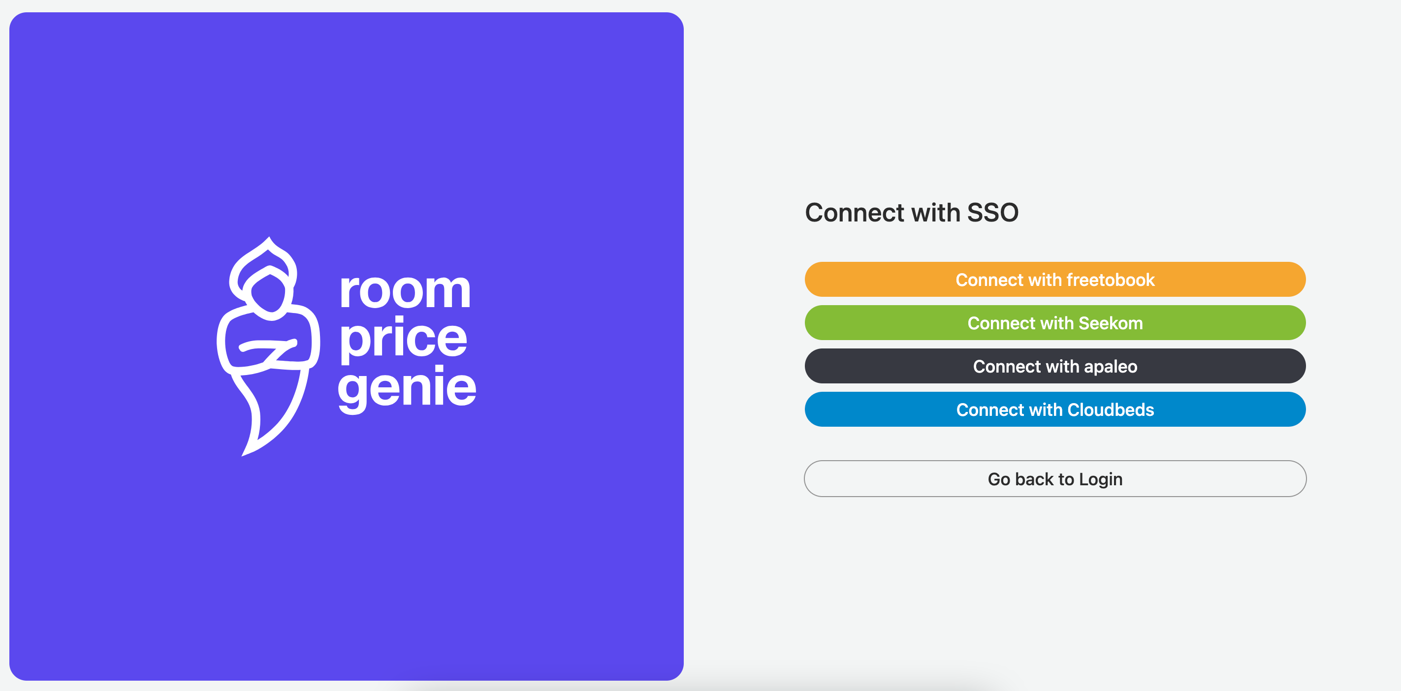 Now click on Connect with Apaleo
