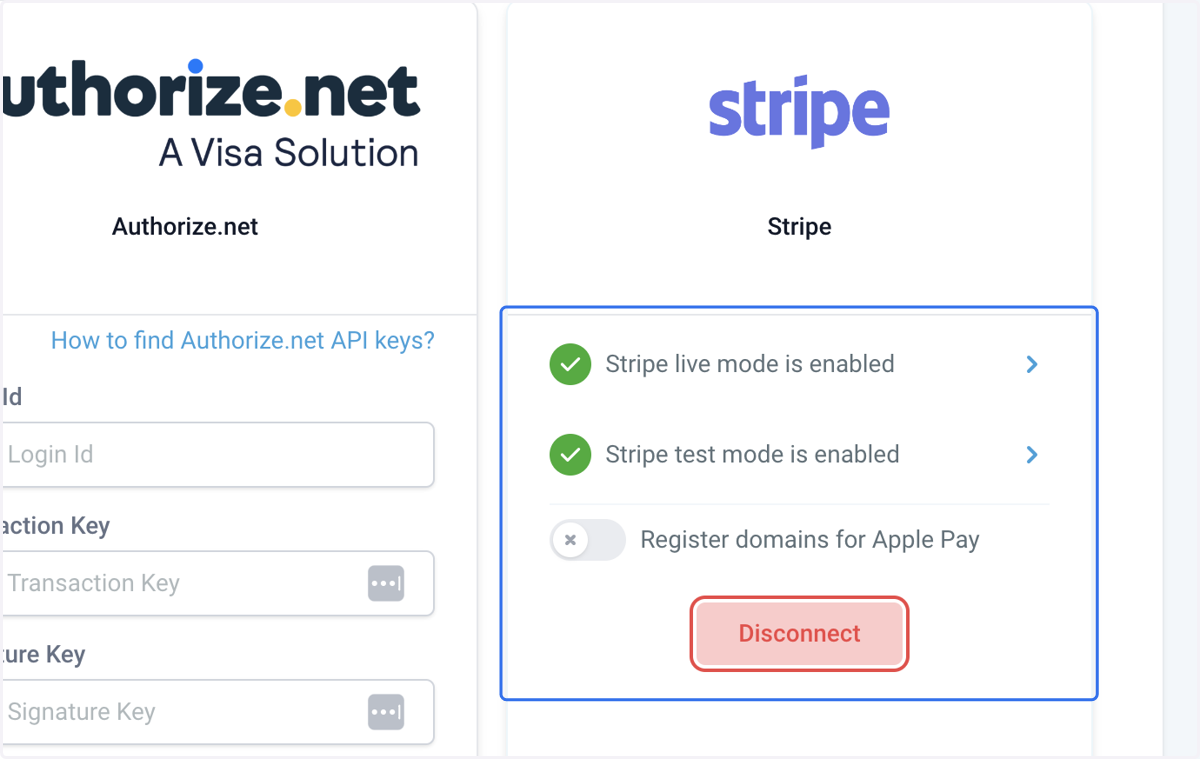 Your Stripe account will be connected