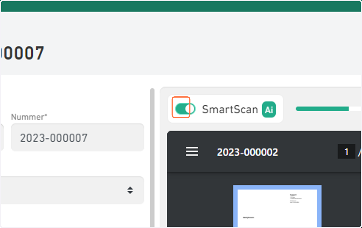 Schakel de SmartScan eerst uit en vervolgens weer aan. Controleer de gegevens goed!
