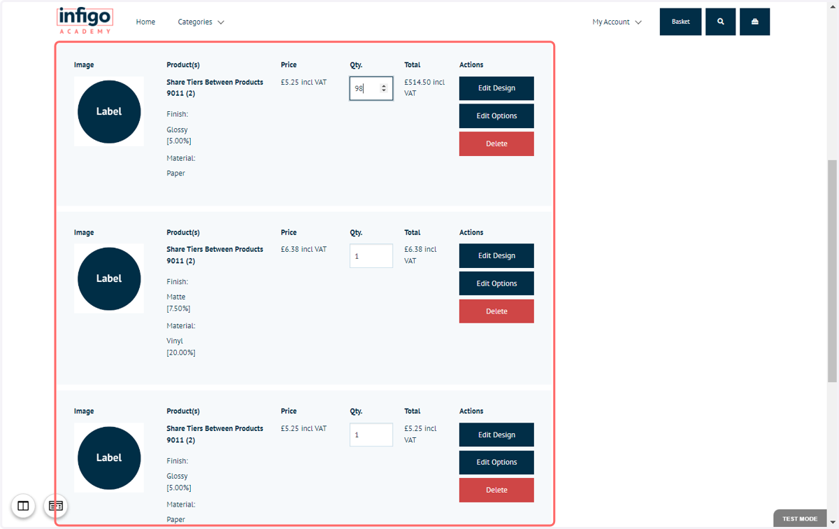 Our second example also considers attribute values