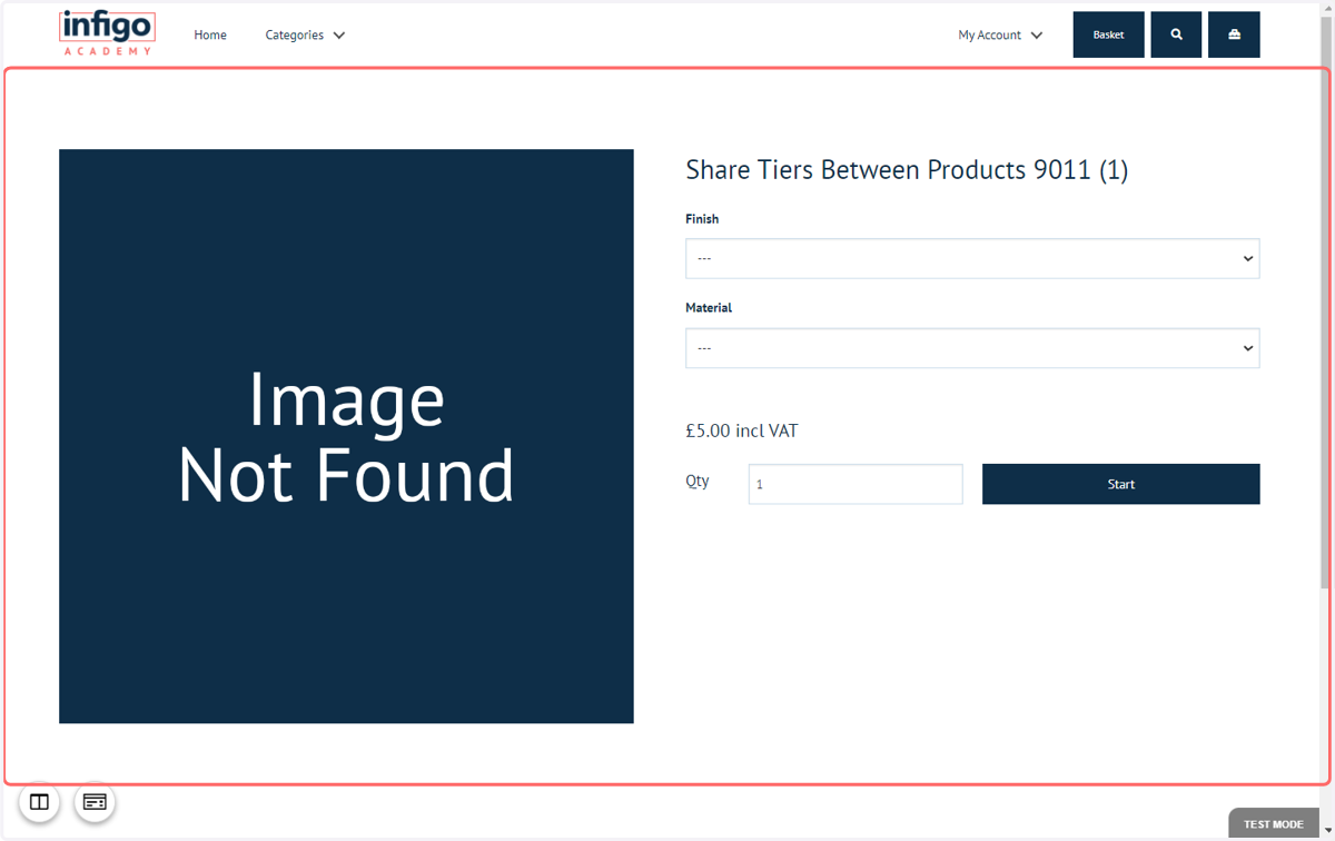 Our example product