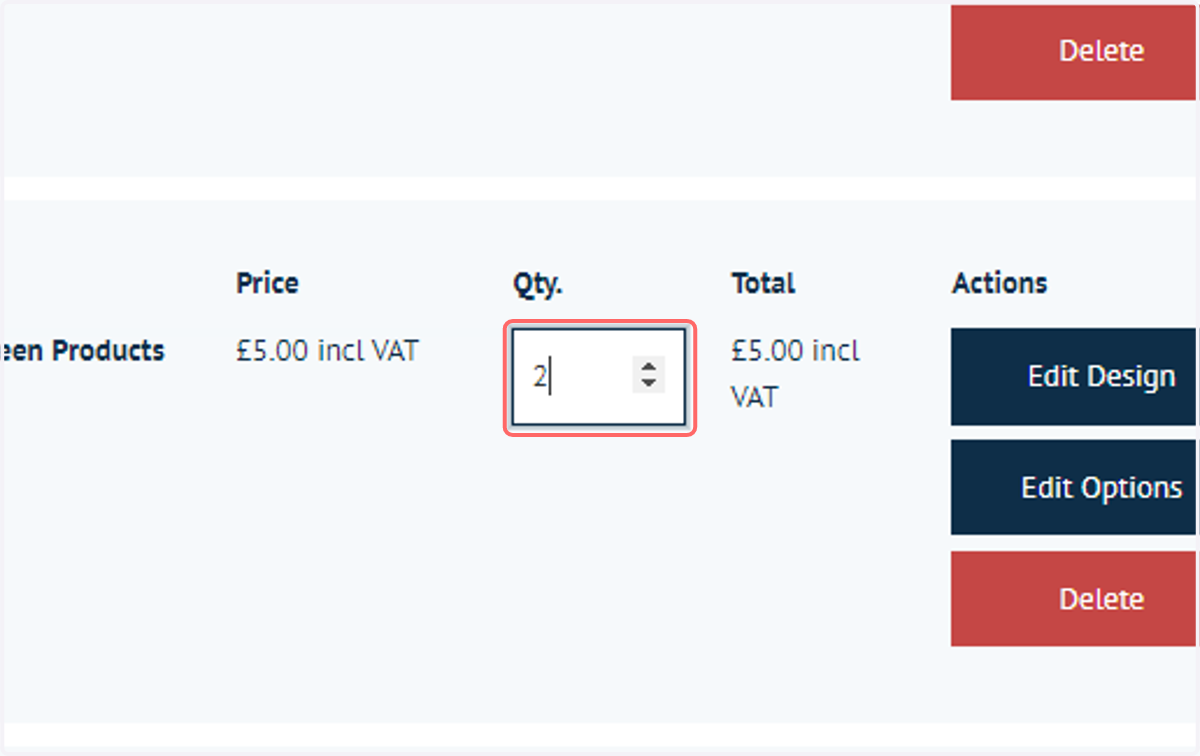 Increase the quantity to push the total into the next tier price and update the basket
