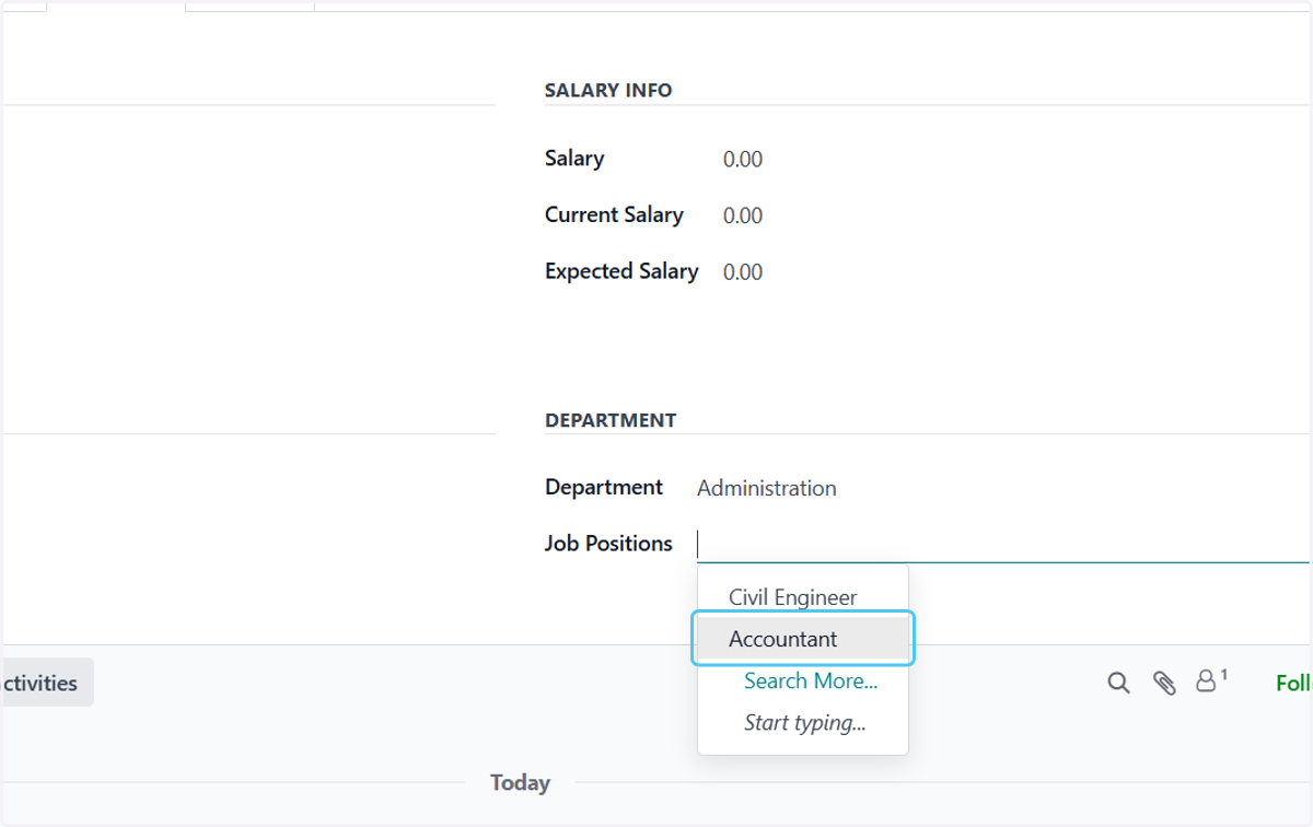 Click on Accountant