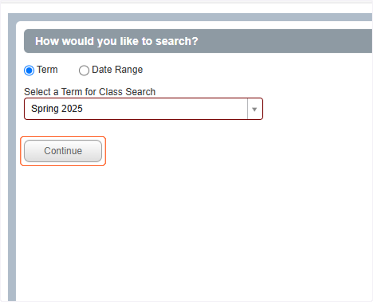 Click on Continue