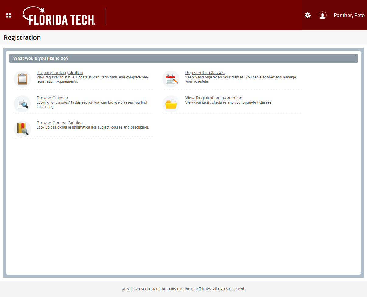Click on Browse Classes…