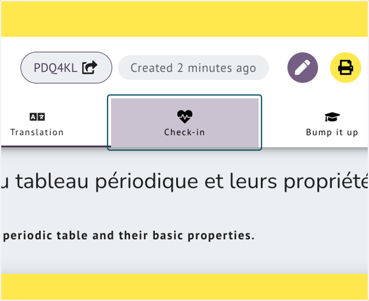 Add a student Check-in to your Rubric
