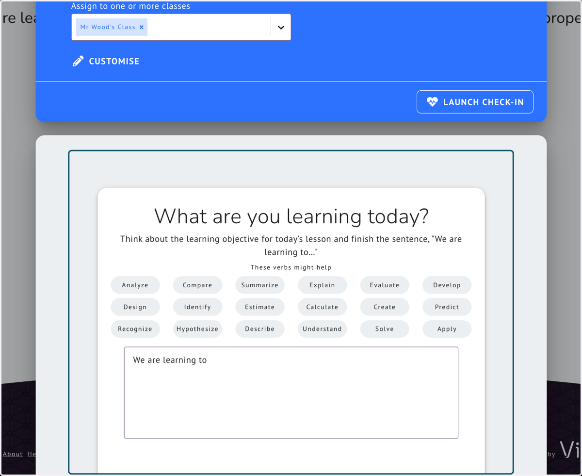 Q1. What are you learning today?